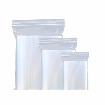 Wholesale Transparent Packaging Bag Custom Ziplock Plastic Freezer Bag Food Bag With Zip Lock