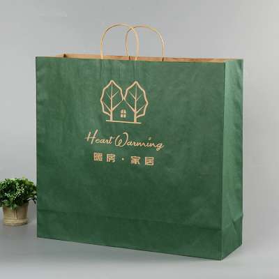 Custom brown kraft paper bag / brown paper bag / takeaway fast food Kraft Paper Bags for packing