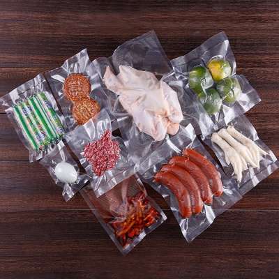 PA/PE laminated food grade Selling Foodsaver clear Food Storage Vacuum bag for frozen food